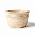 Natural stone planter bowl 30 x 30 x 15cm for indoor or outdoor use