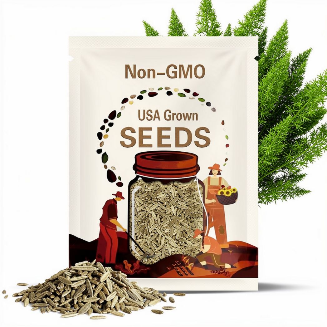Asparagus densiflorus Myers seeds, Foxtail fern, Myer's Asparagus Fern, Asparagus Myers (14 seeds), seeds for planting
