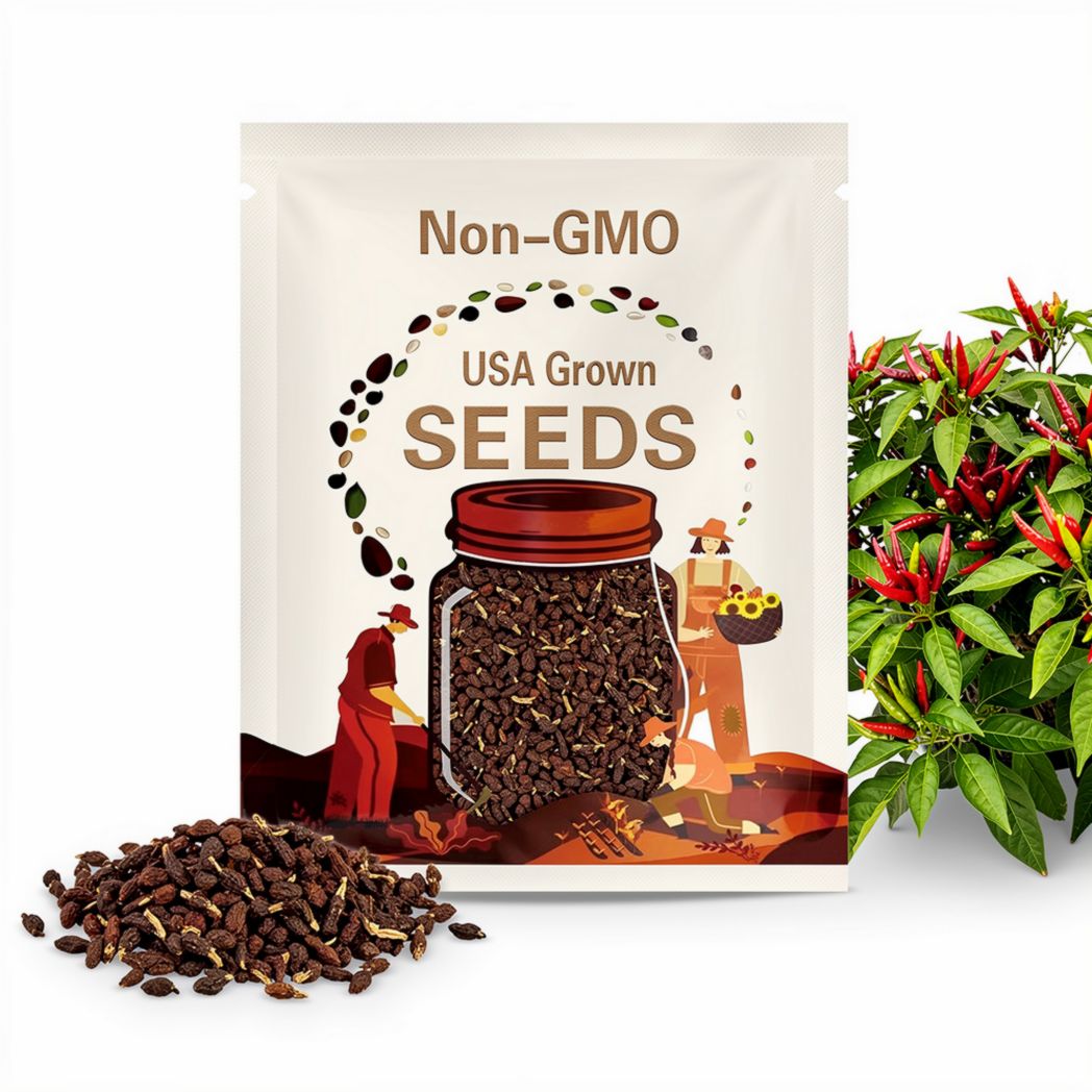 Thai Dragon Pepper Seeds: 15 Non-GMO Capsicum Annuum Seeds