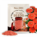 Coral Zinnia Seeds 100+ Elegans Cut Flower Annual USA
