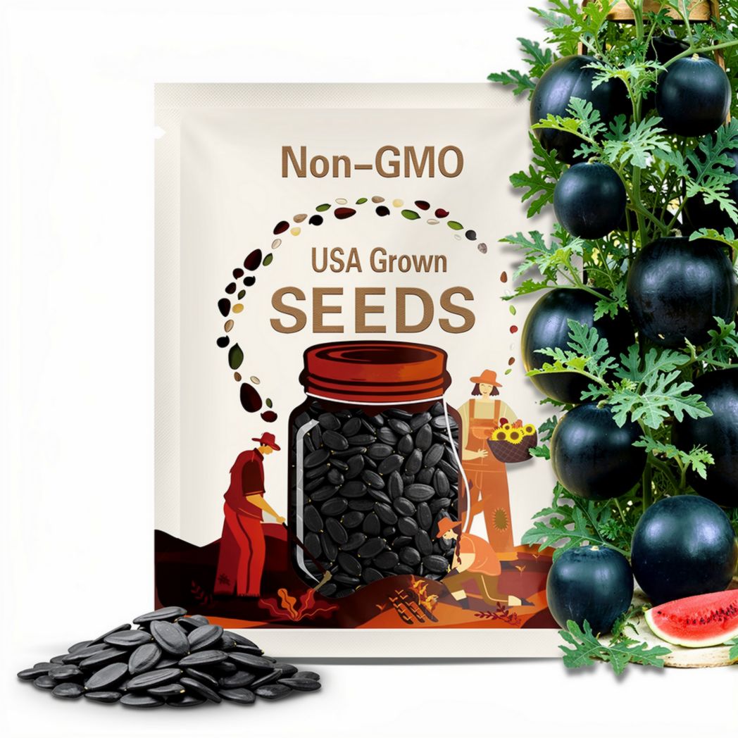 50 Black Diamond Watermelon seeds. Ships free