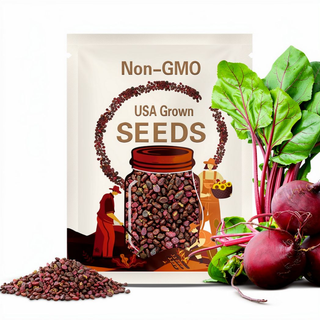 Ruby Queen Beet Seeds Non-GMO Heirloom, Tracking Included, Garden Seeds, Heirloom Seeds, Gardening Gift