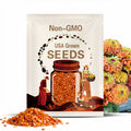 Queeny Orange Lime Zinnia Seeds, Zinnia Elegans, Queeny Series
