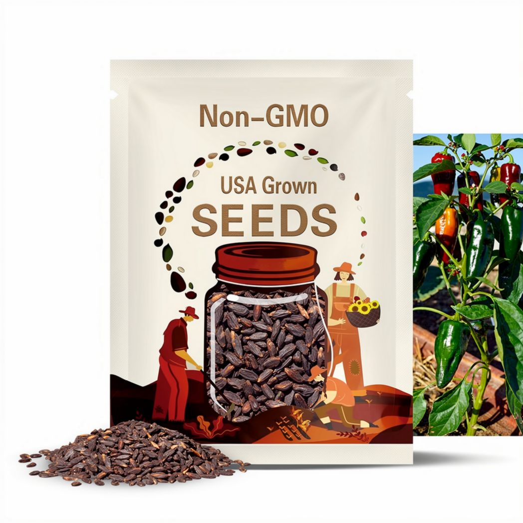 Ancho Poblano Pepper Seeds 25+ Vegetable Heirloom NON-GMO USA