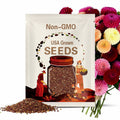 Dahlia, Pompon Flower Seeds - Heirloom Seeds, Dahlia Flower Mix, Cut Flower Seeds, Pollinator Friendly, Open Pollinated, Non-GMO
