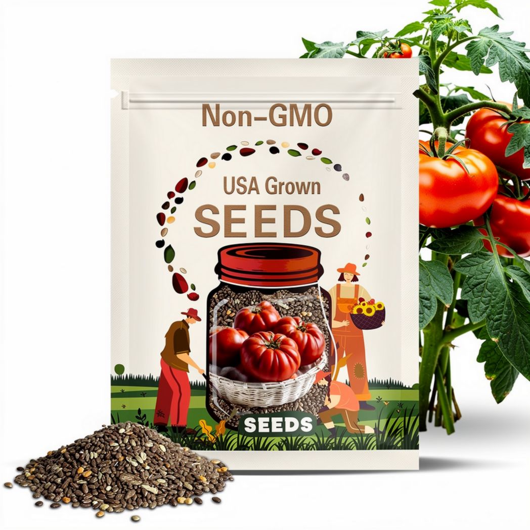 Beefsteak Tomato 50 Seeds – Heirloom Garden Favorite | Large Juicy Fruits for Sandwiches, Slicing & Fresh Eating