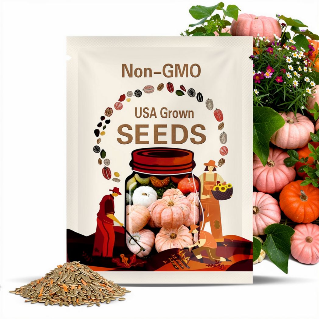 25 Pink Porcelain Princess Pumpkin Seeds
