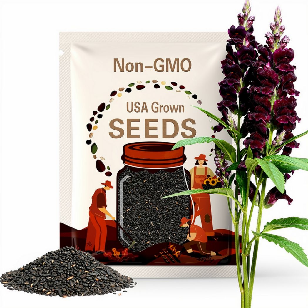Black Prince Snapdragon Seeds: Dark Maroon Gothic Blooms (25 Seeds)
