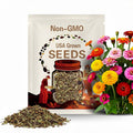 50 Zinnia Lilliput Mix Seeds, Flowers Plant Seeds for Home Garden