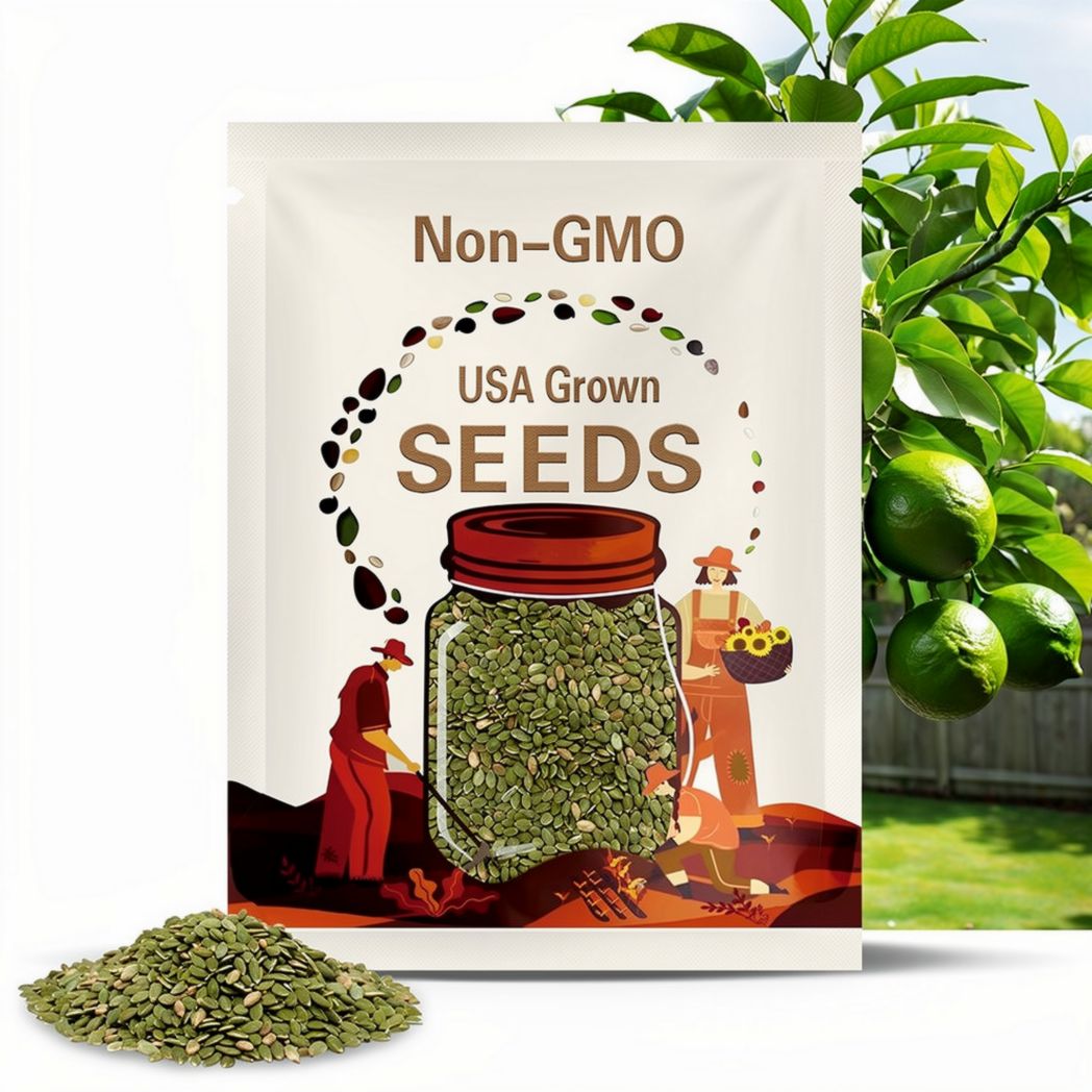 Lime Seeds - Organic, Heirloom, Open Pollinated, Non GMO - Grow Indoors, Outdoors, In Pots, Grow Beds, Soil, Hydroponics & Aquaponics