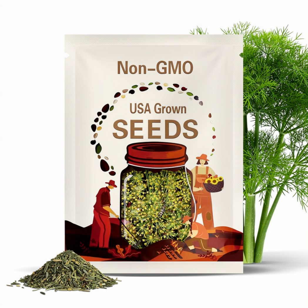 Bouquet Dill Seeds: Non-GMO Heirloom Garden Seeds